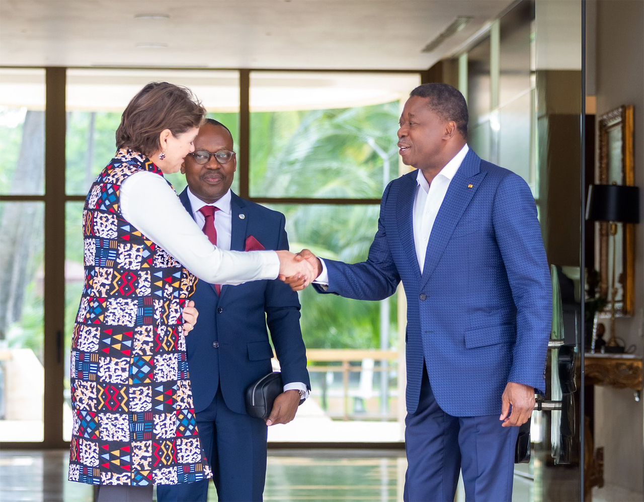 Consolidation du processus de paix en RDC: "Je salue les efforts de Son Excellence Monsieur le Président du Conseil du Togo", Viviane Van de Perre